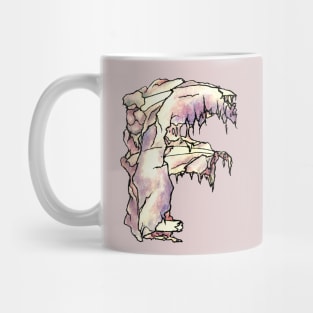 Dramabite Zombie F Letter Initial Typography Text Character Statement Mug